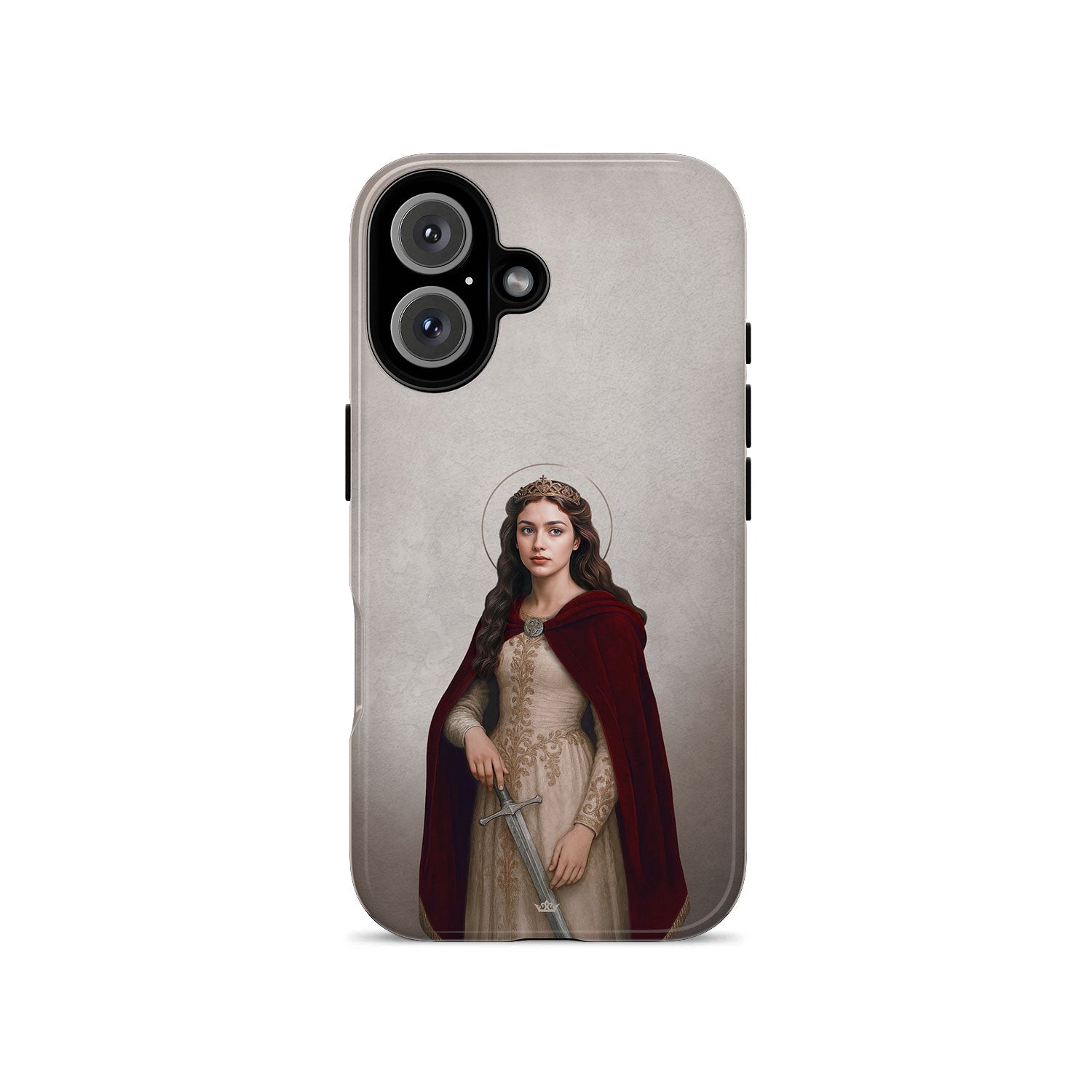 St. Dymphna Hard Phone Case (Light) - VENXARA®