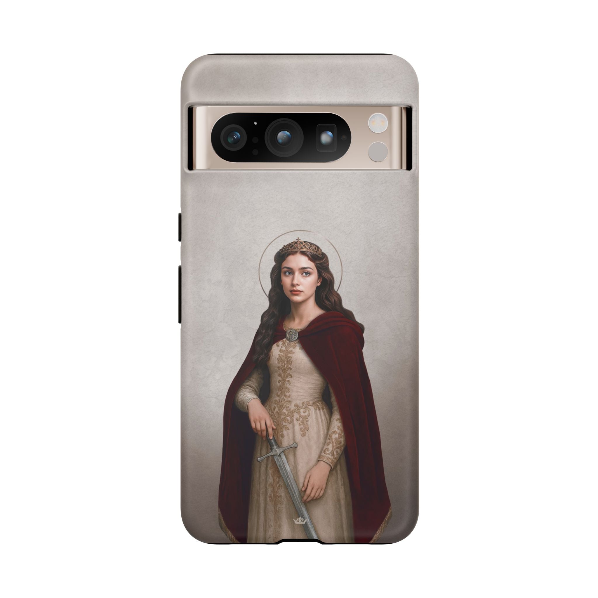 St. Dymphna Hard Phone Case (Light) - VENXARA®
