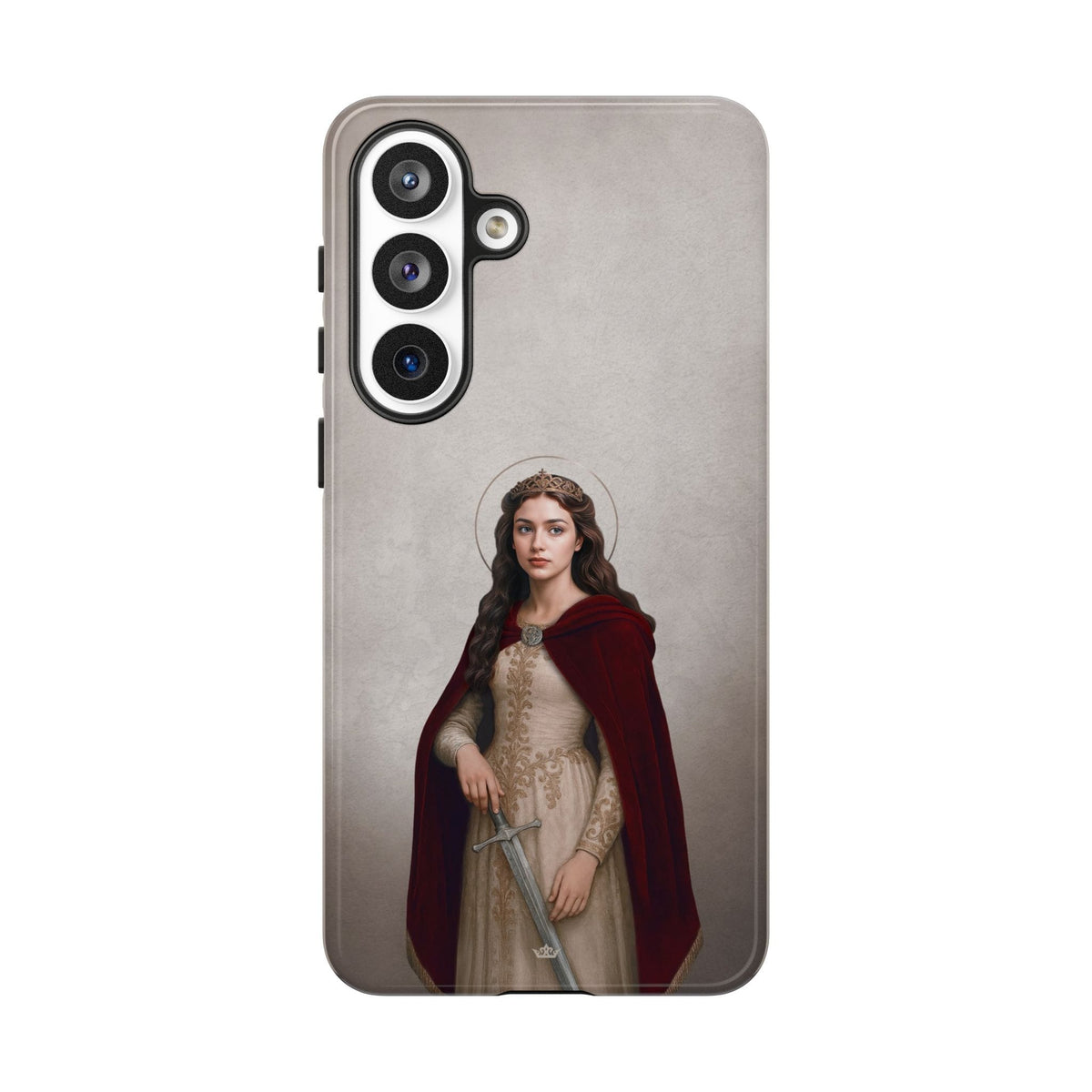 St. Dymphna Hard Phone Case (Light) Copyright VENXARA