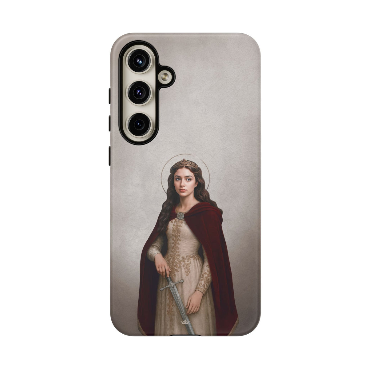 St. Dymphna Hard Phone Case (Light) Copyright VENXARA