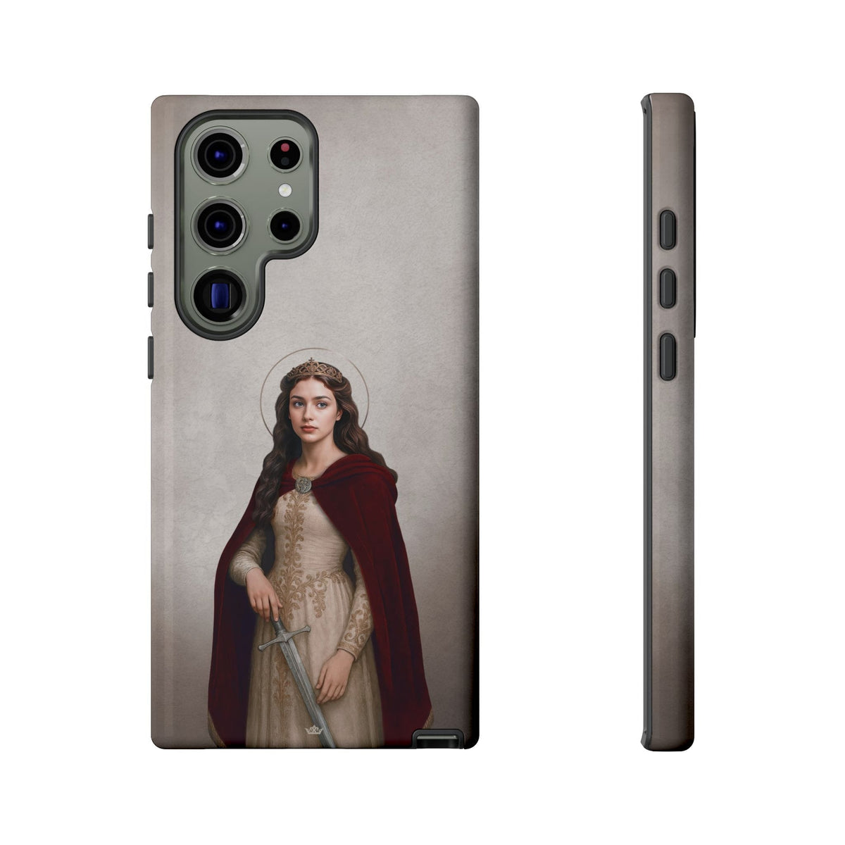 St. Dymphna Hard Phone Case (Light) Copyright VENXARA