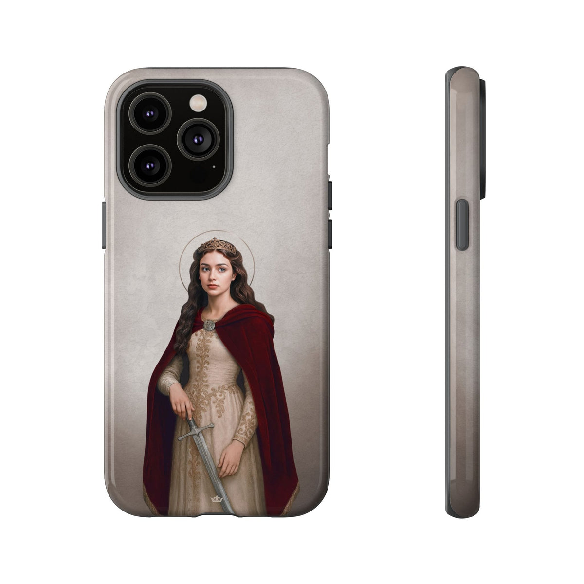 St. Dymphna Hard Phone Case (Light) Copyright VENXARA