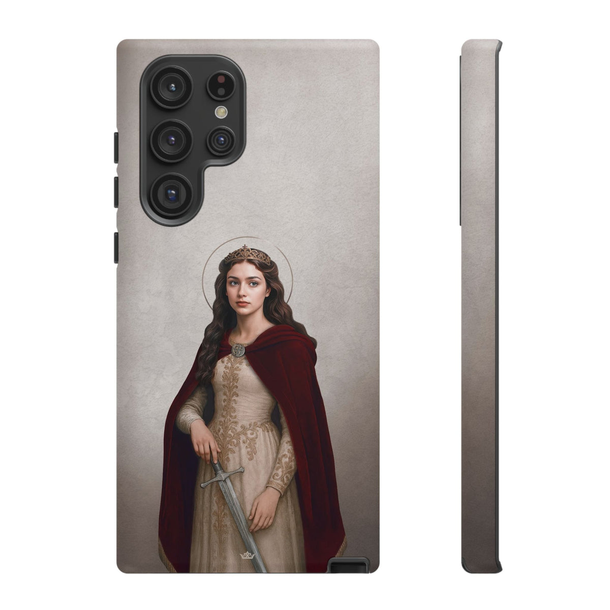 St. Dymphna Hard Phone Case (Light) Copyright VENXARA