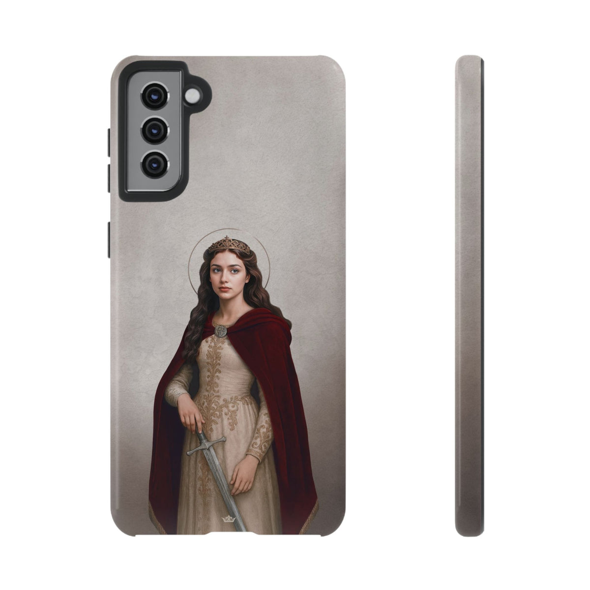 St. Dymphna Hard Phone Case (Light) Copyright VENXARA