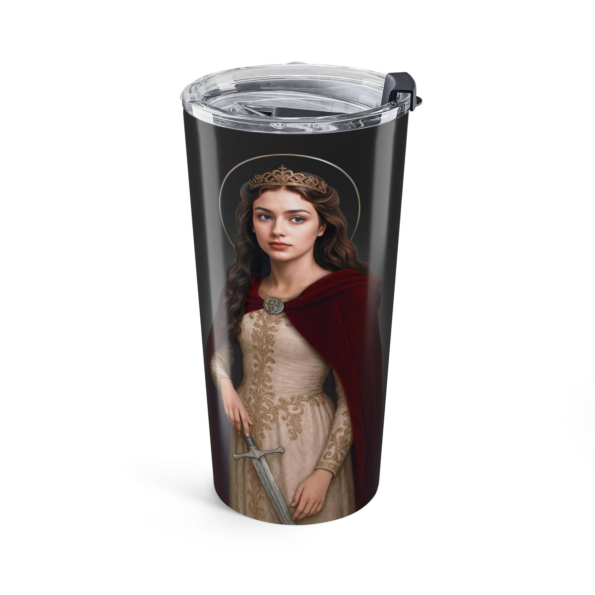 St. Dymphna Lord's Prayer Tumbler (Ash 20 oz) Copyright VENXARA