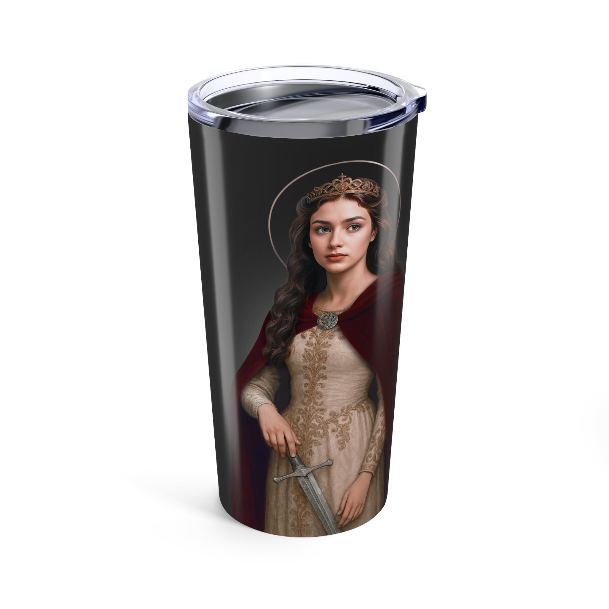 St. Dymphna Lord's Prayer Tumbler 20 oz. (Ash) - VENXARA®