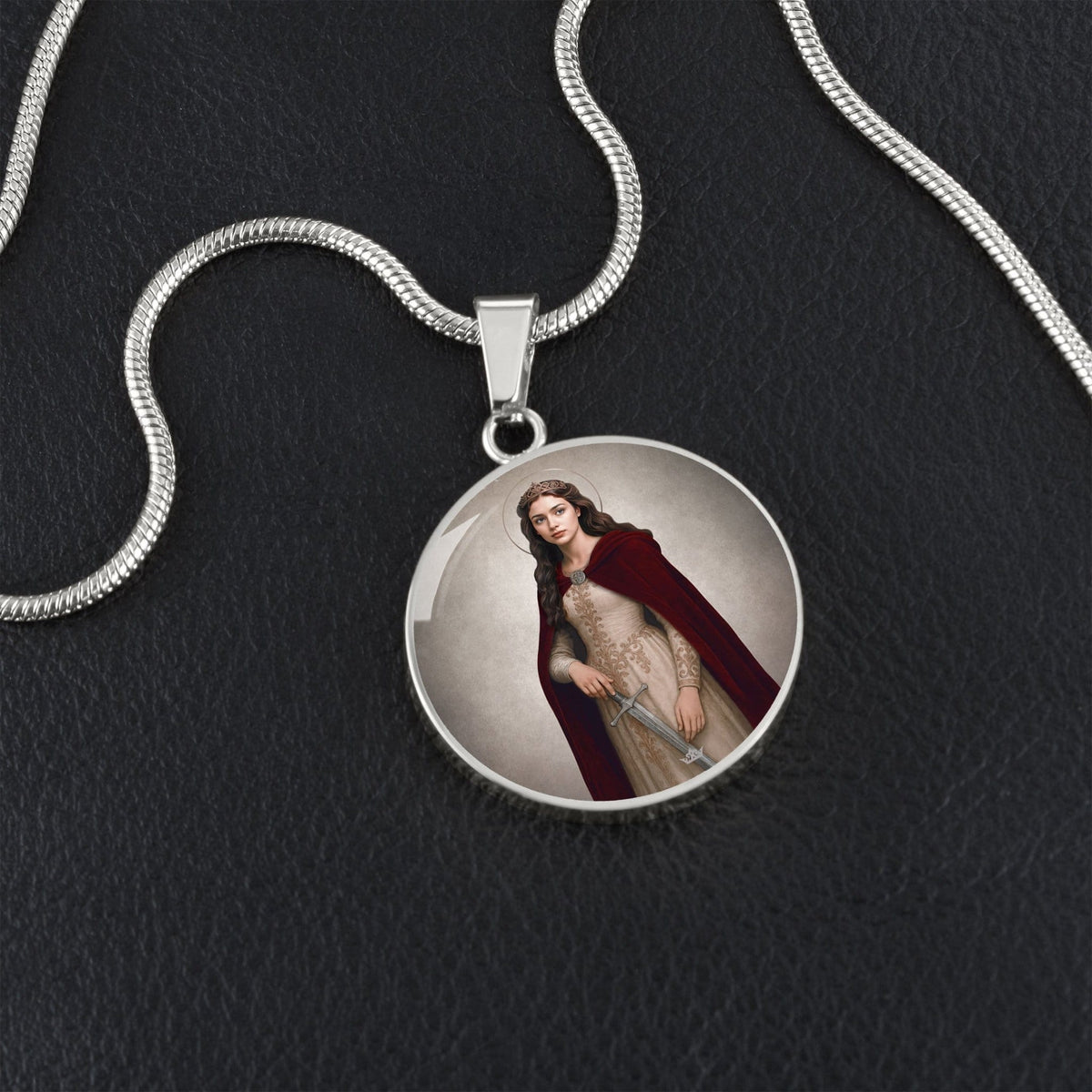 St. Dymphna Pendant Necklace Copyright VENXARA