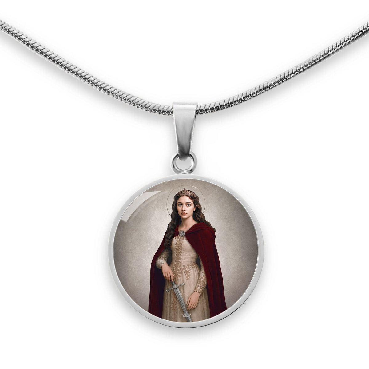 St. Dymphna Pendant Necklace Copyright VENXARA