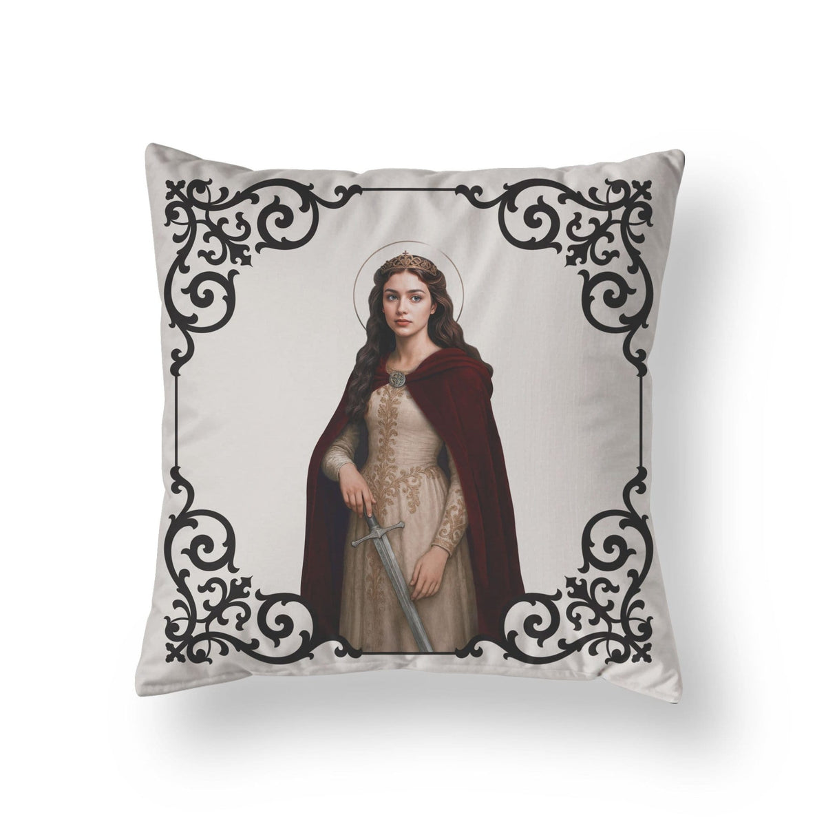 St. Dymphna Pillow Copyright VENXARA