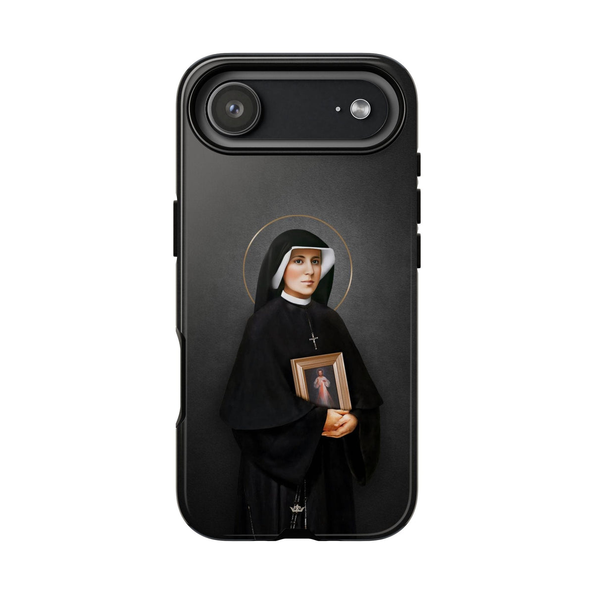 St. Faustina Hard Phone Case (Dark) Copyright VENXARA