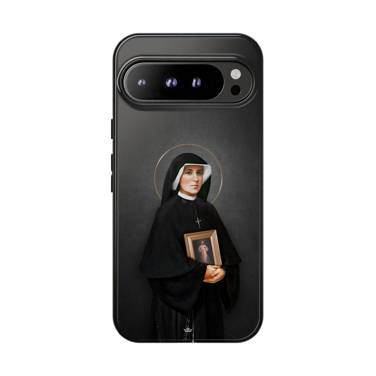St. Faustina Hard Phone Case (Dark) Copyright VENXARA