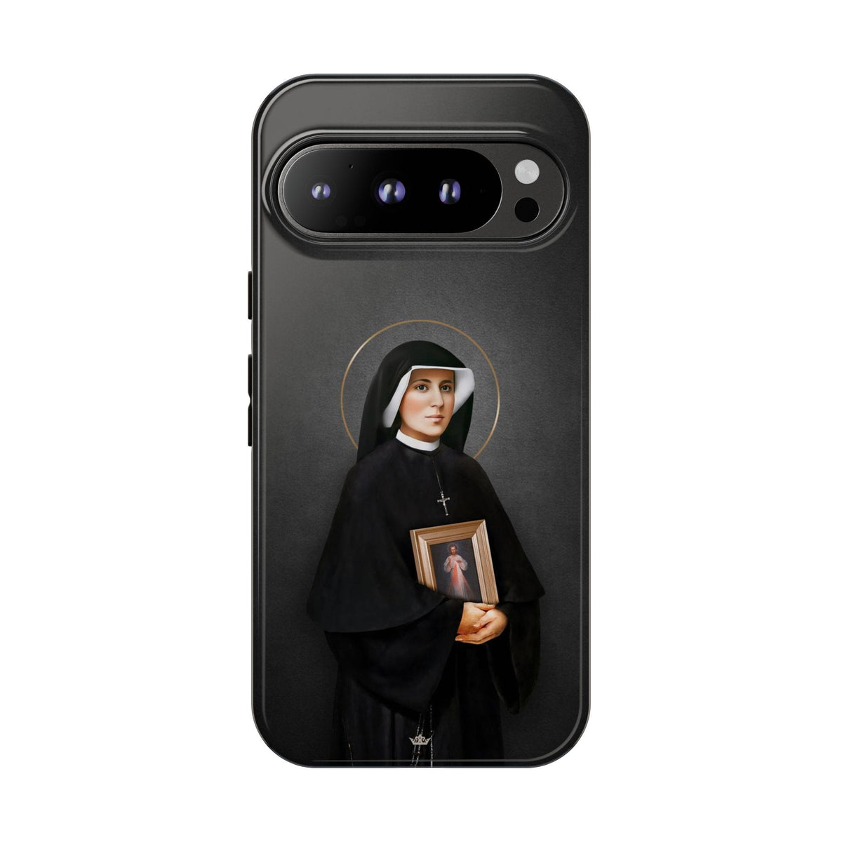 St. Faustina Hard Phone Case (Dark) Copyright VENXARA