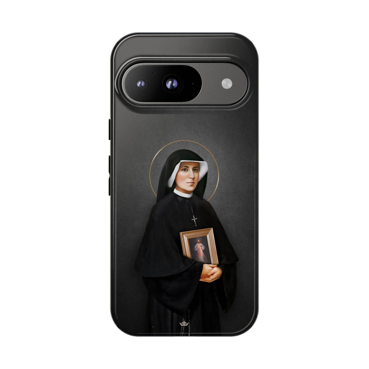 St. Faustina Hard Phone Case (Dark) Copyright VENXARA