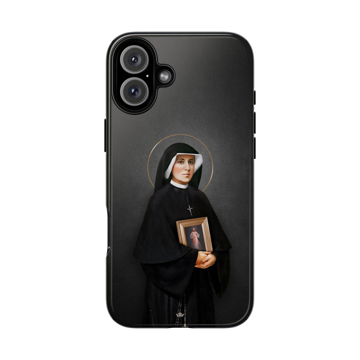St. Faustina Hard Phone Case (Dark) Copyright VENXARA