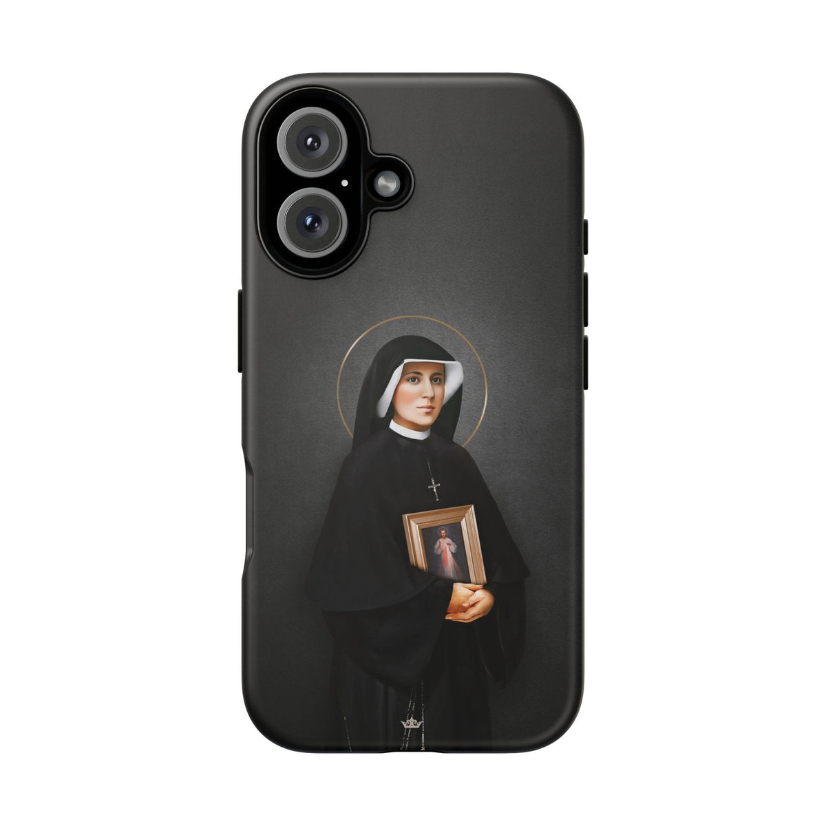 St. Faustina Hard Phone Case (Dark) Copyright VENXARA