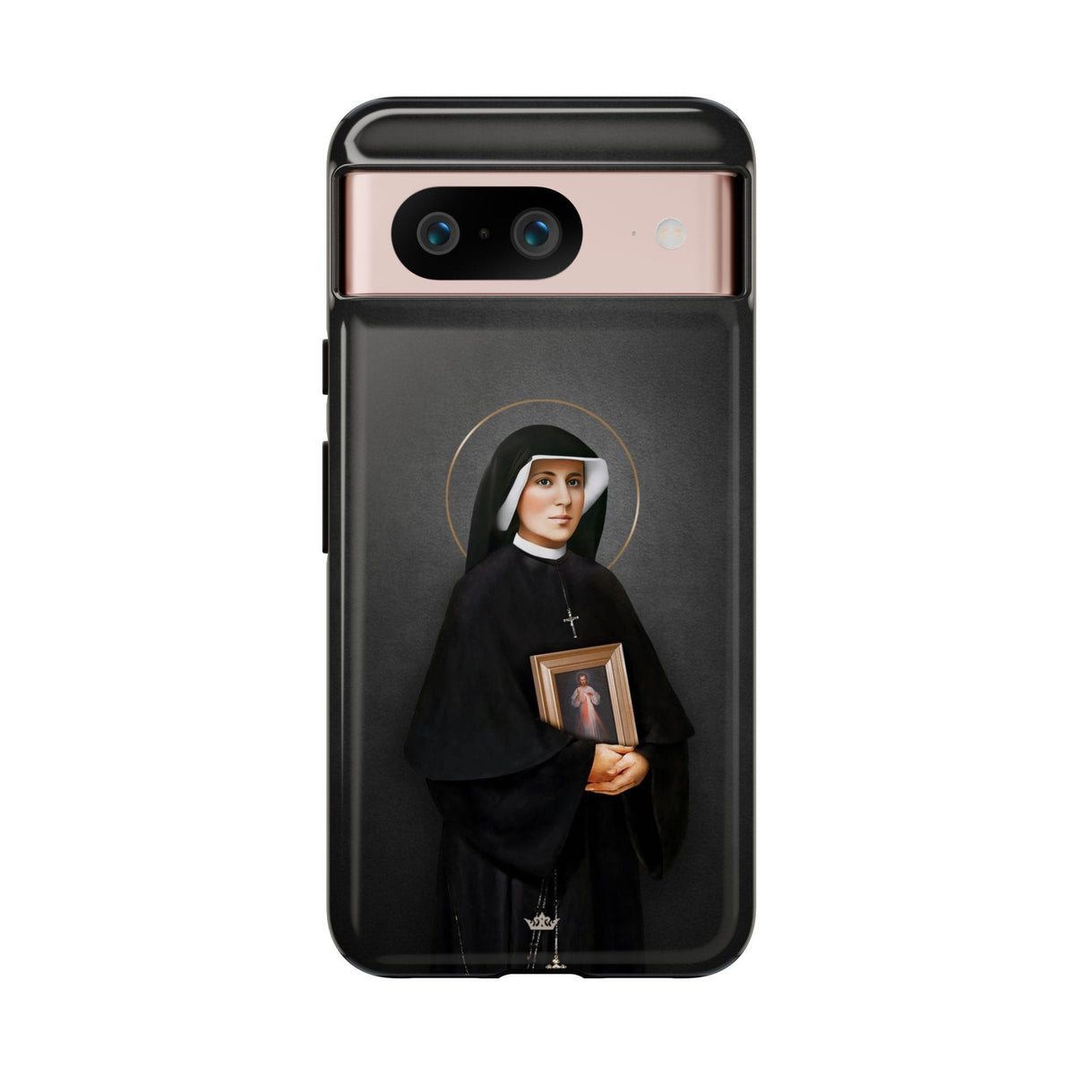 St. Faustina Hard Phone Case (Dark) Copyright VENXARA