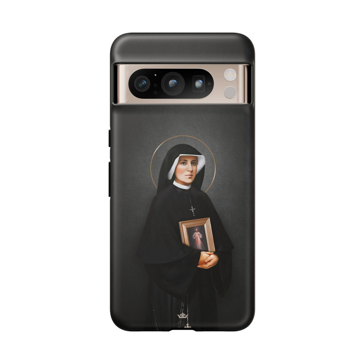 St. Faustina Hard Phone Case (Dark) Copyright VENXARA