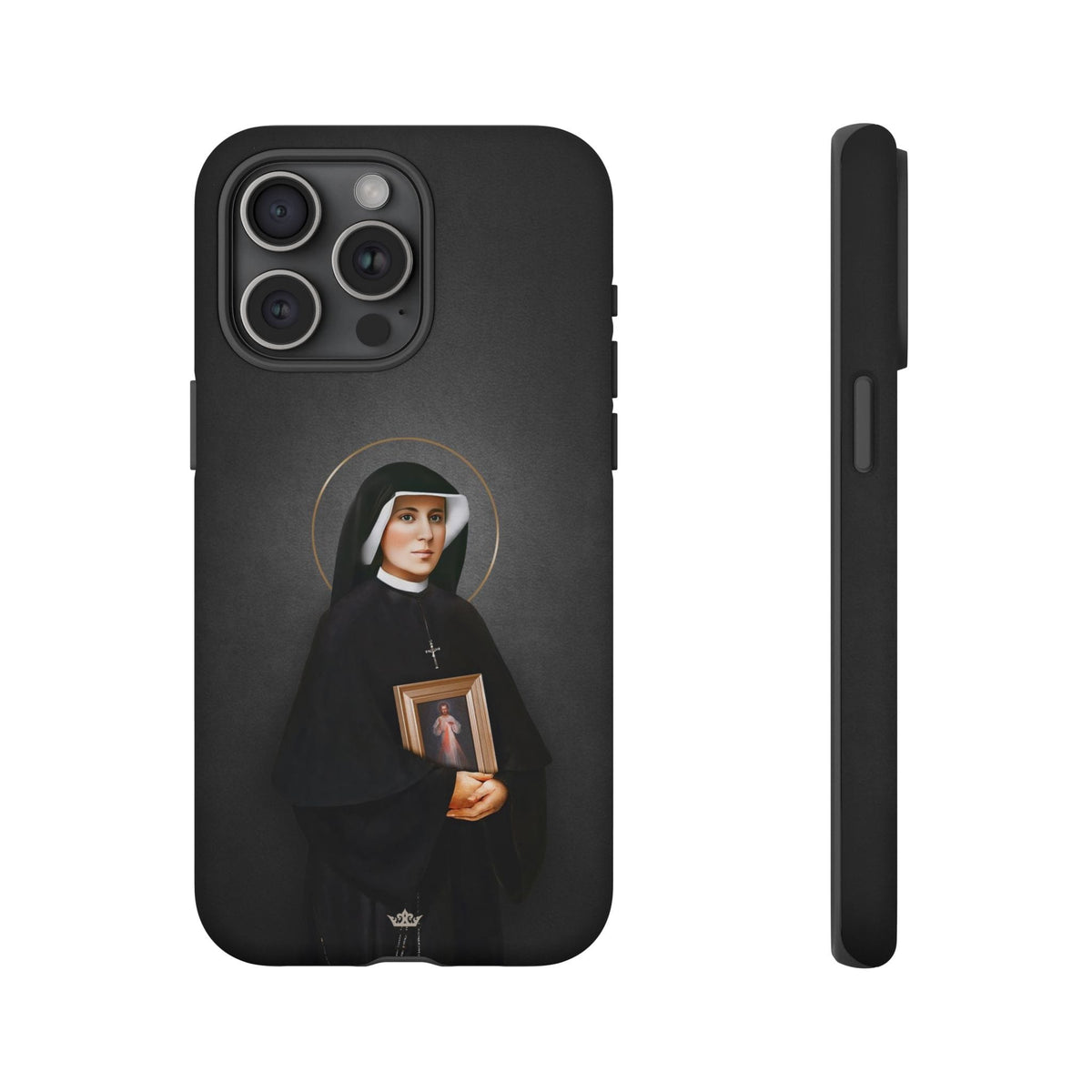 St. Faustina Hard Phone Case (Dark) Copyright VENXARA