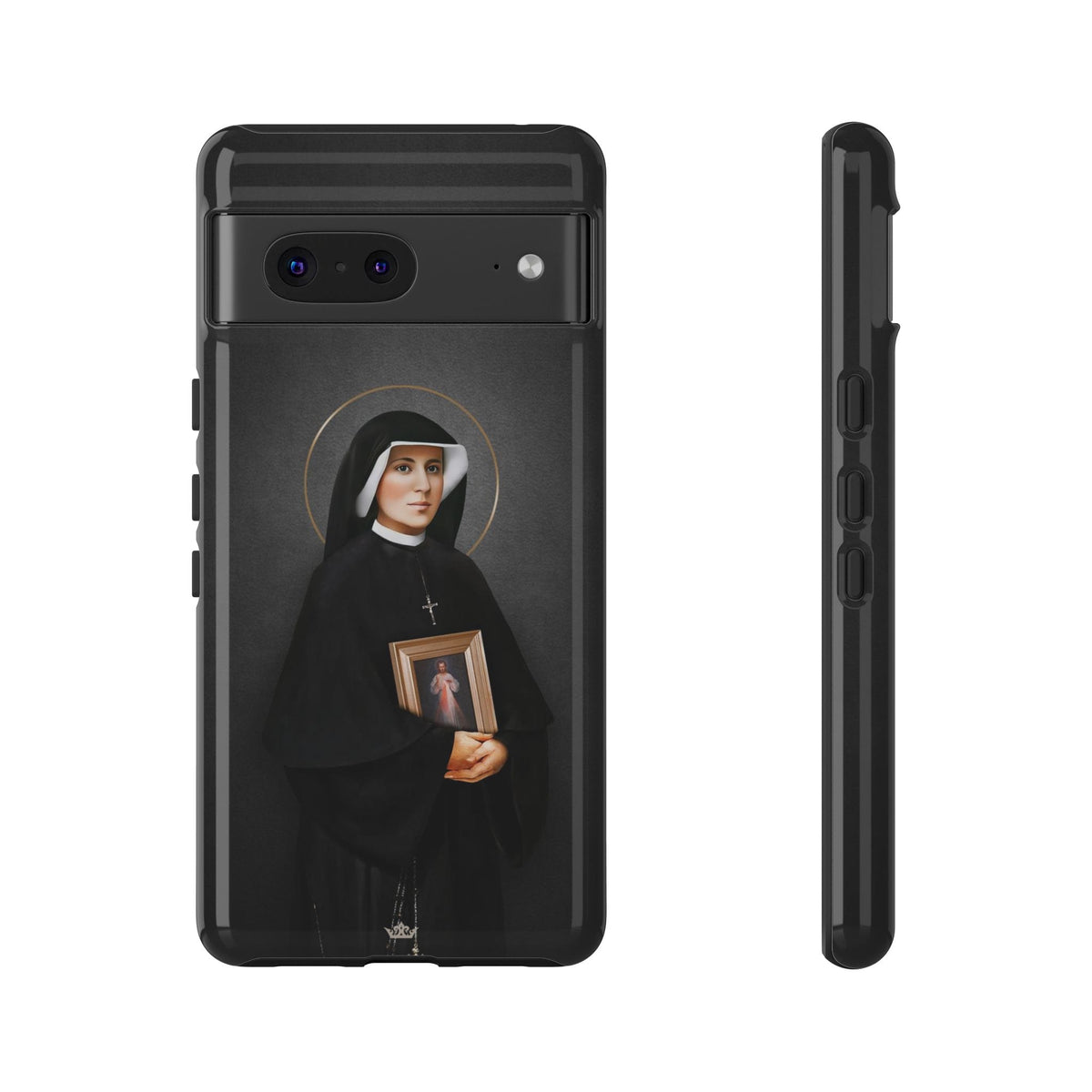 St. Faustina Hard Phone Case (Dark) Copyright VENXARA