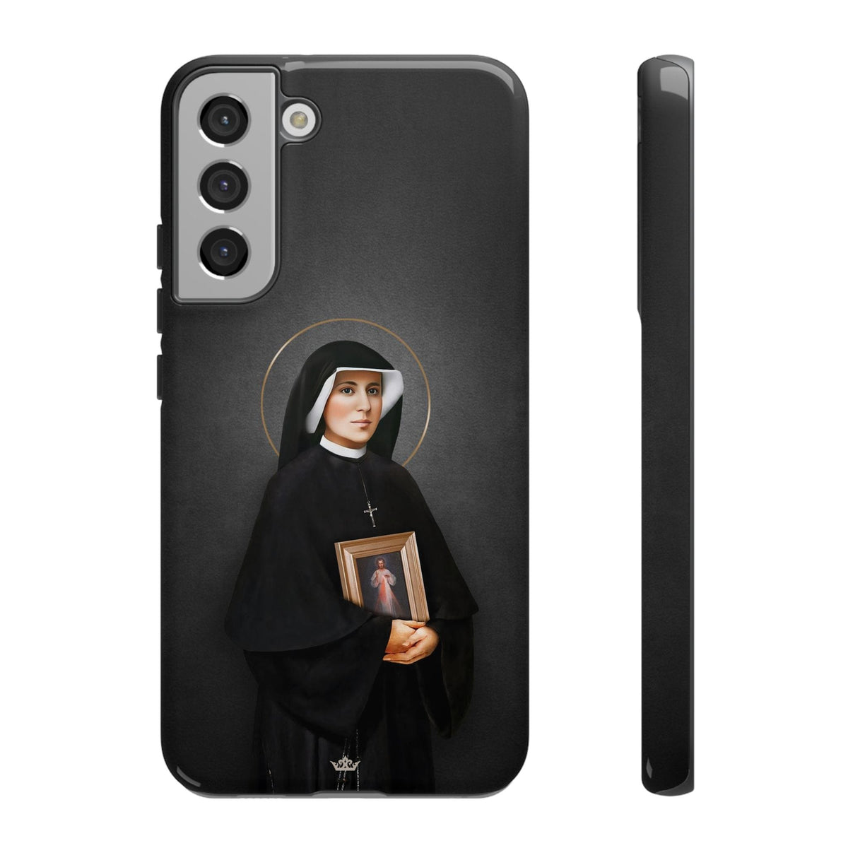 St. Faustina Hard Phone Case (Dark) Copyright VENXARA