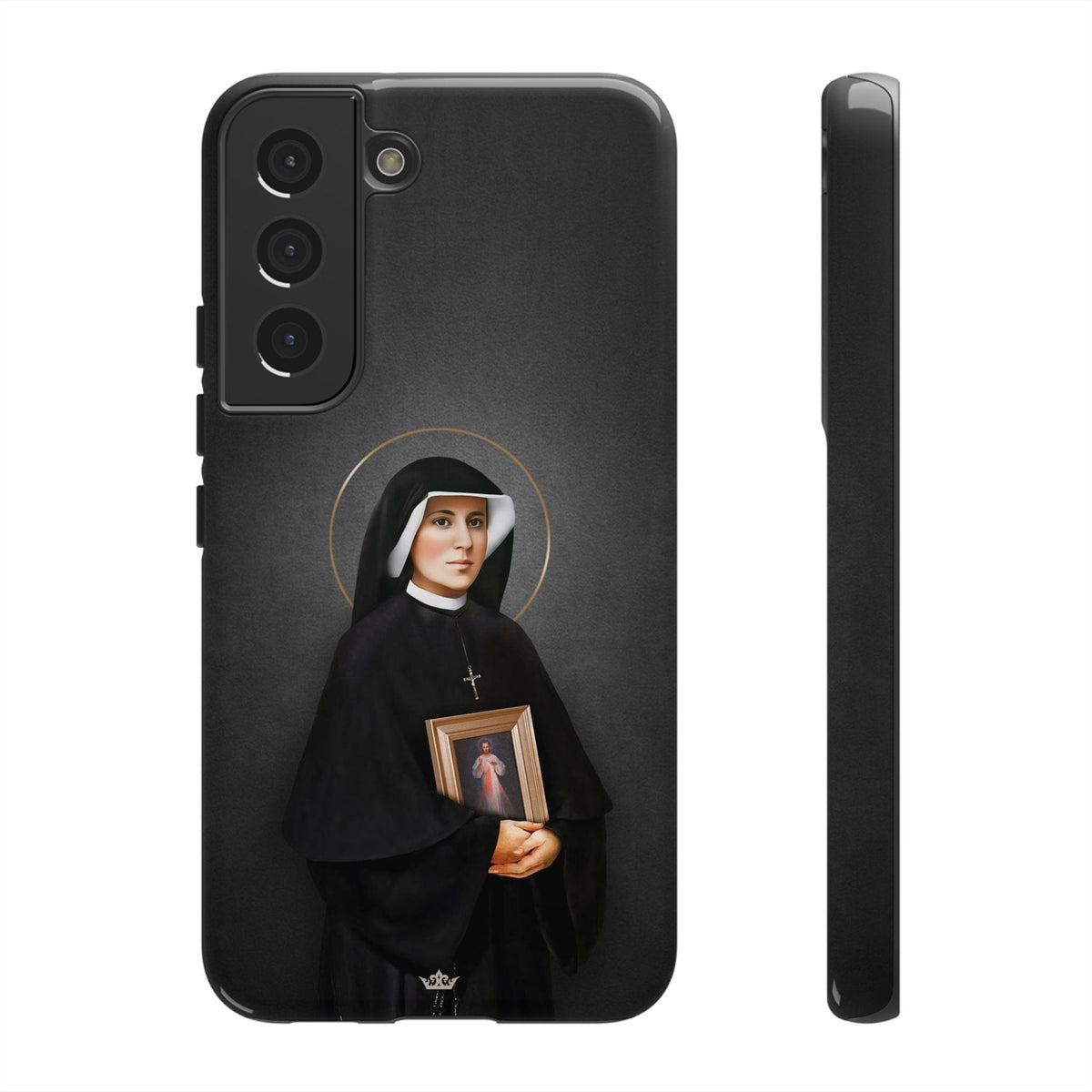 St. Faustina Hard Phone Case (Dark) Copyright VENXARA