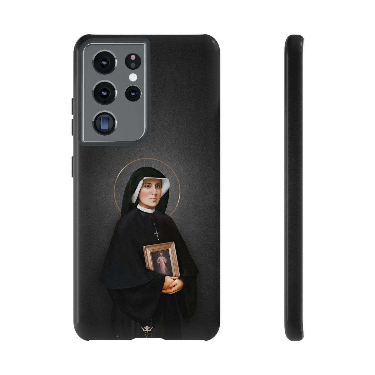 St. Faustina Hard Phone Case (Dark) Copyright VENXARA