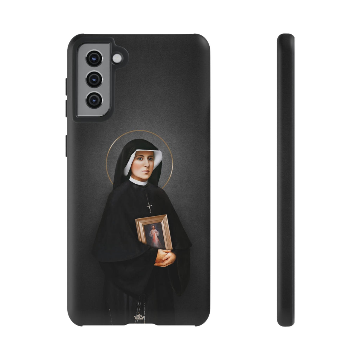 St. Faustina Hard Phone Case (Dark) Copyright VENXARA