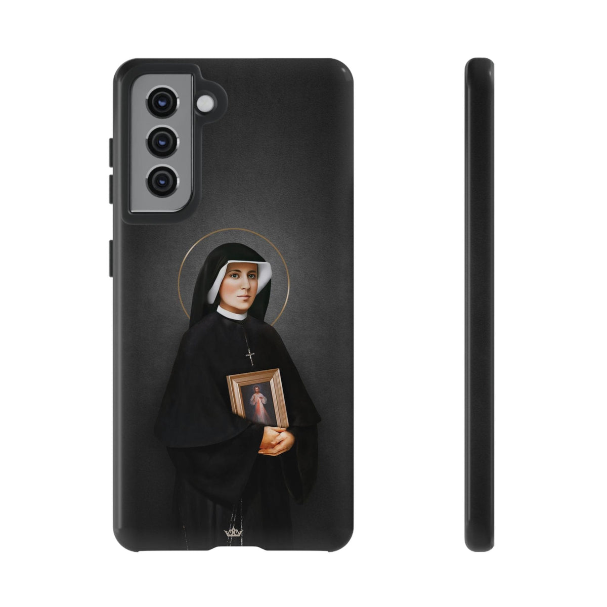 St. Faustina Hard Phone Case (Dark) Copyright VENXARA