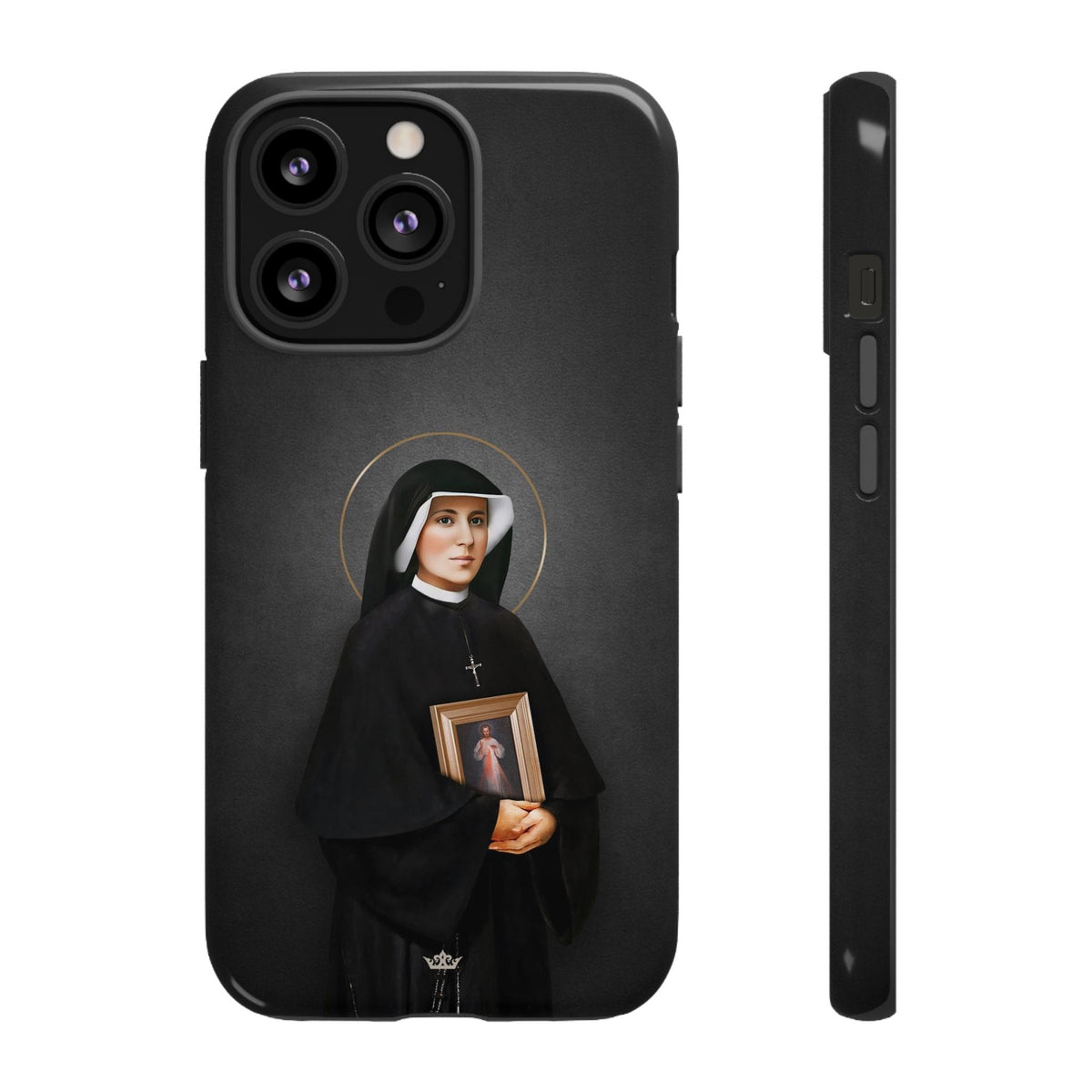 St. Faustina Hard Phone Case (Dark) Copyright VENXARA