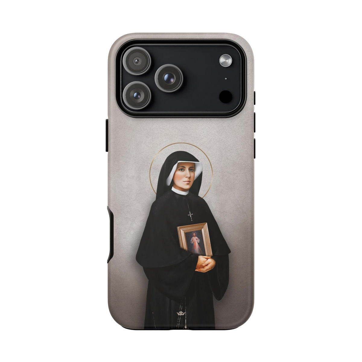 St. Faustina Hard Phone Case (Light) Copyright VENXARA