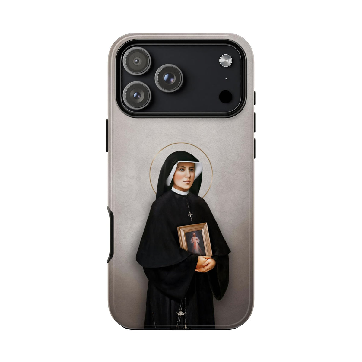 St. Faustina Hard Phone Case (Light) Copyright VENXARA