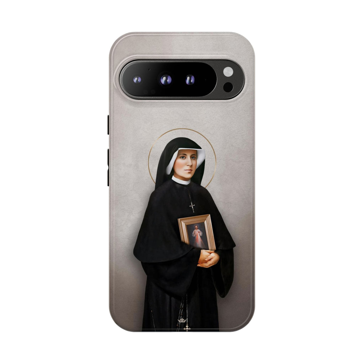 St. Faustina Hard Phone Case (Light) Copyright VENXARA