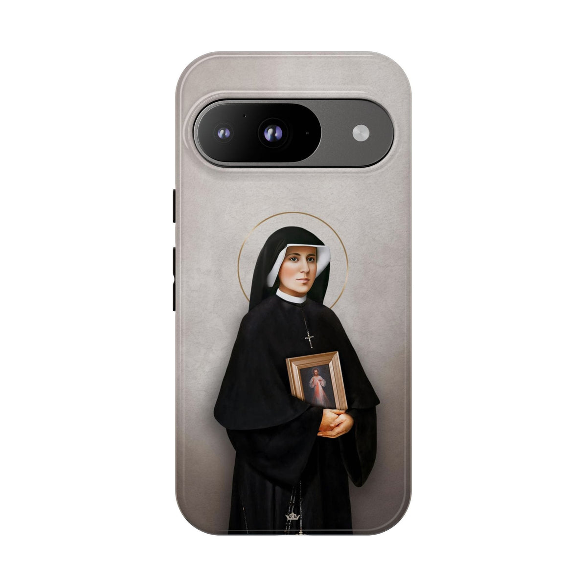 St. Faustina Hard Phone Case (Light) Copyright VENXARA