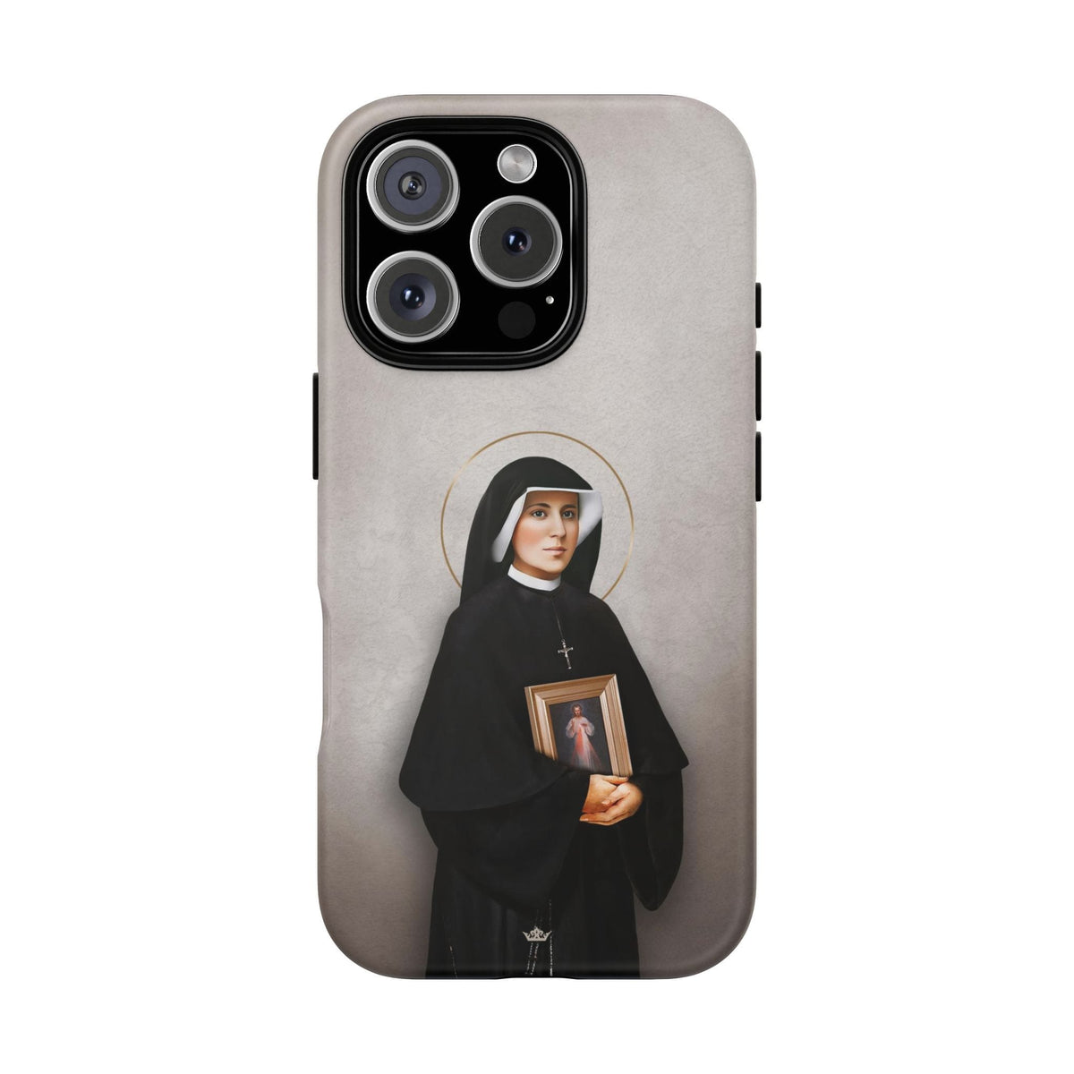 St. Faustina Hard Phone Case (Light) Copyright VENXARA