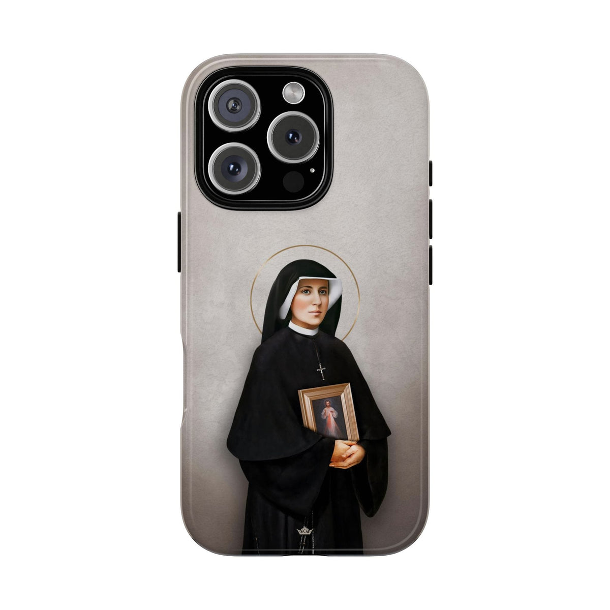 St. Faustina Hard Phone Case (Light) Copyright VENXARA