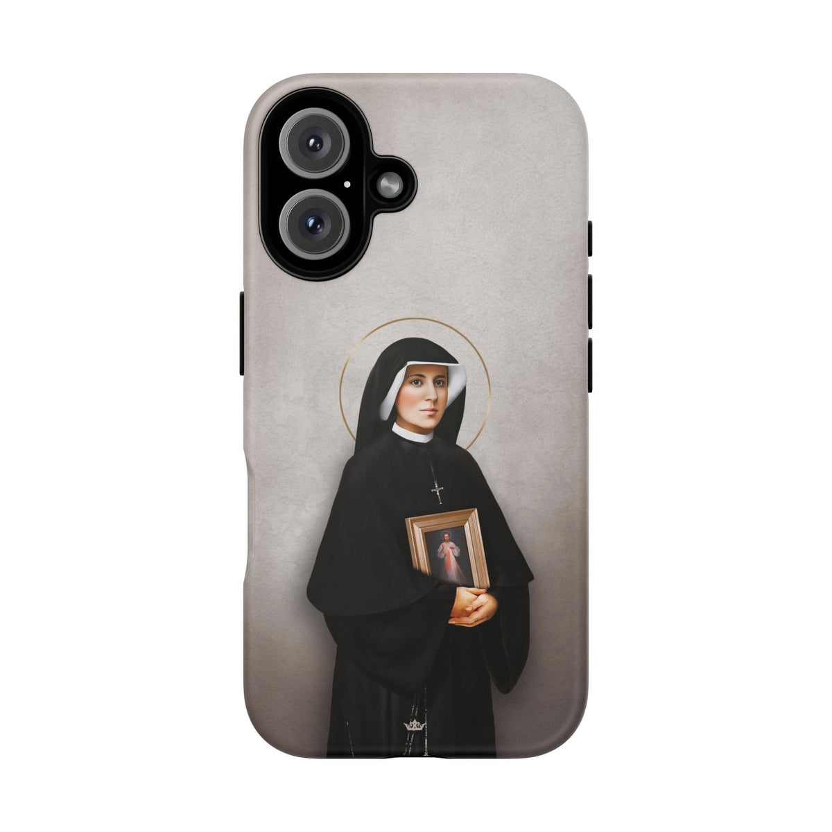 St. Faustina Hard Phone Case (Light) Copyright VENXARA