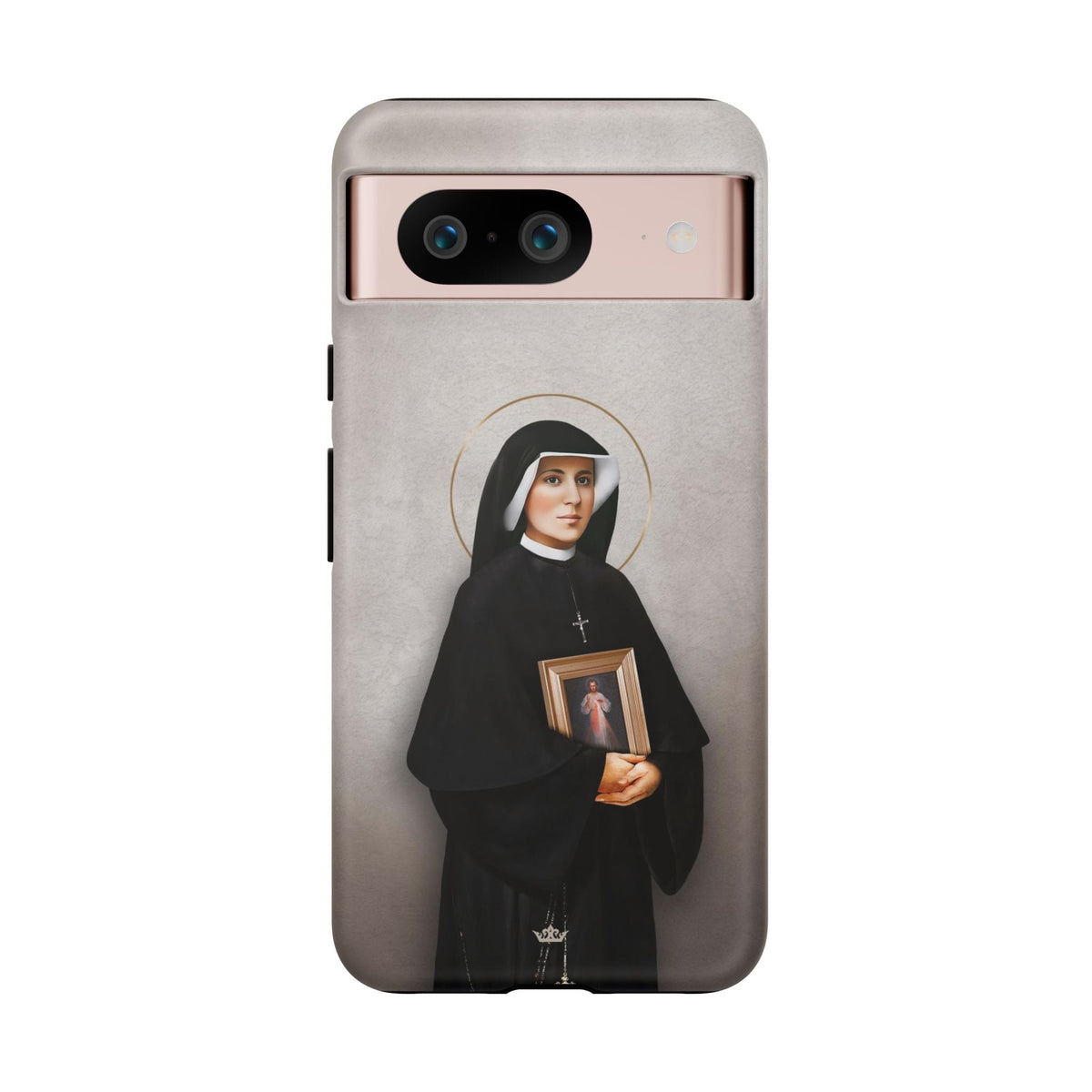 St. Faustina Hard Phone Case (Light) Copyright VENXARA