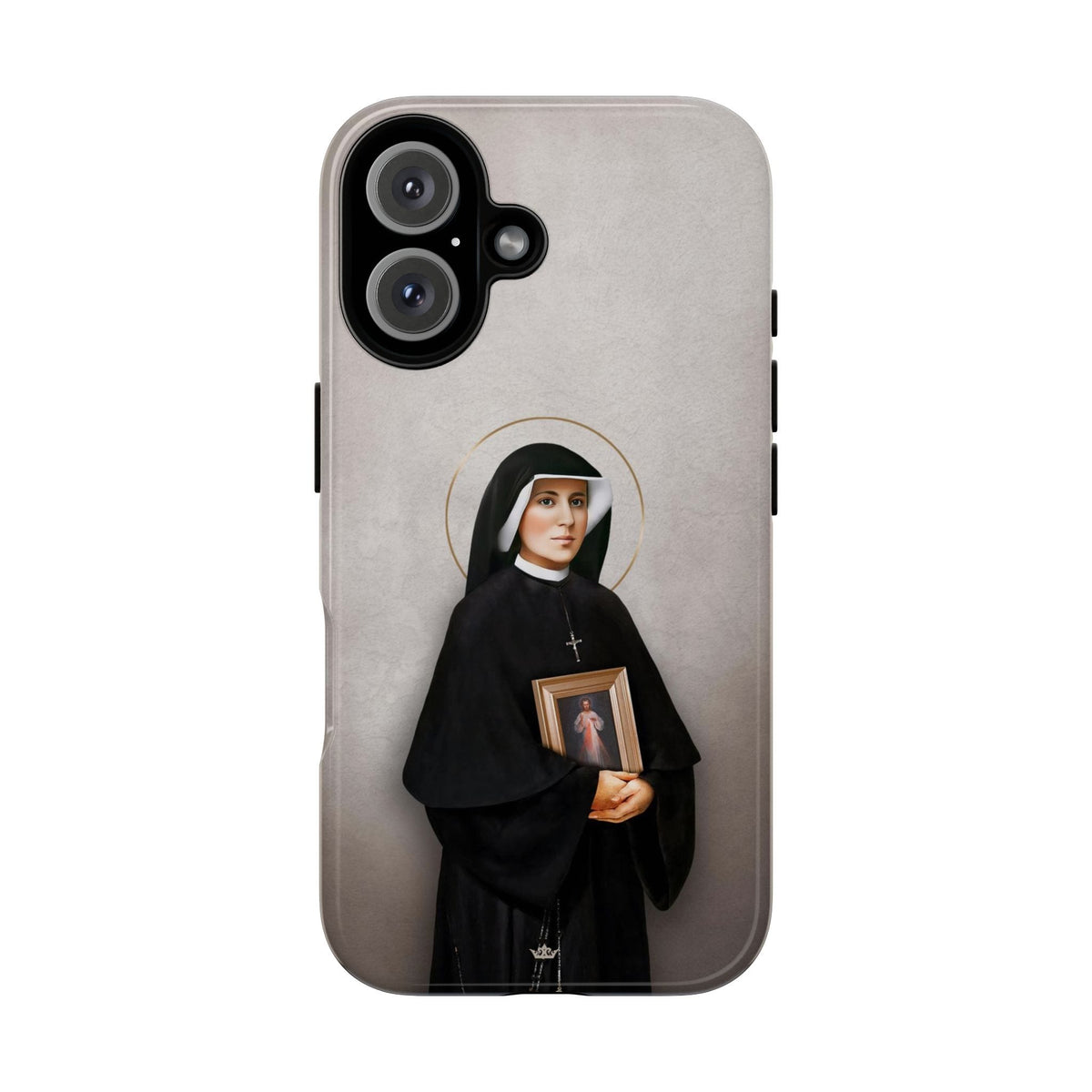St. Faustina Hard Phone Case (Light) Copyright VENXARA