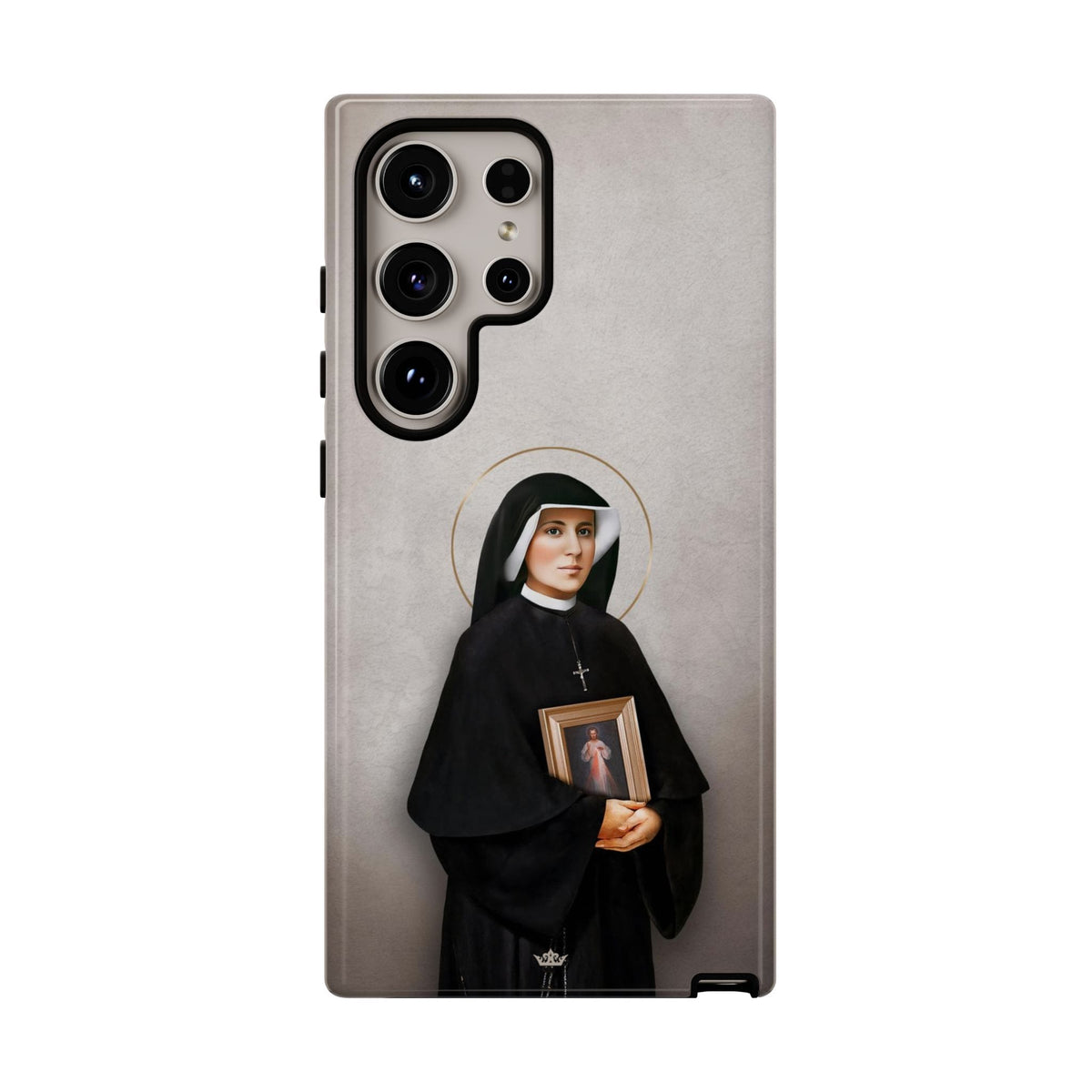St. Faustina Hard Phone Case (Light) Copyright VENXARA