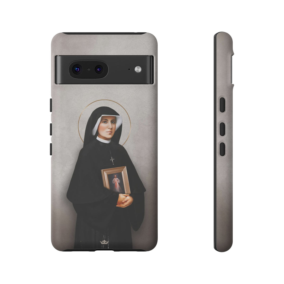 St. Faustina Hard Phone Case (Light) Copyright VENXARA