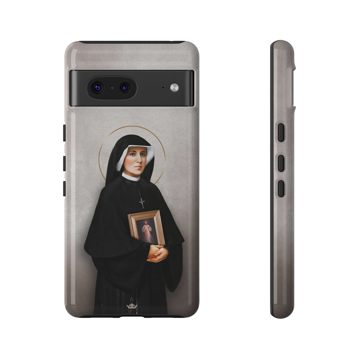 St. Faustina Hard Phone Case (Light) Copyright VENXARA