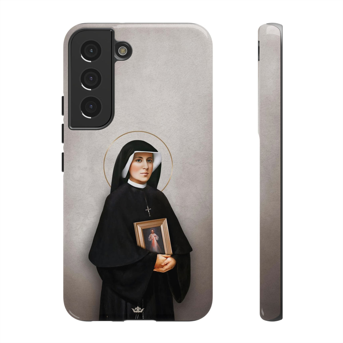 St. Faustina Hard Phone Case (Light) Copyright VENXARA