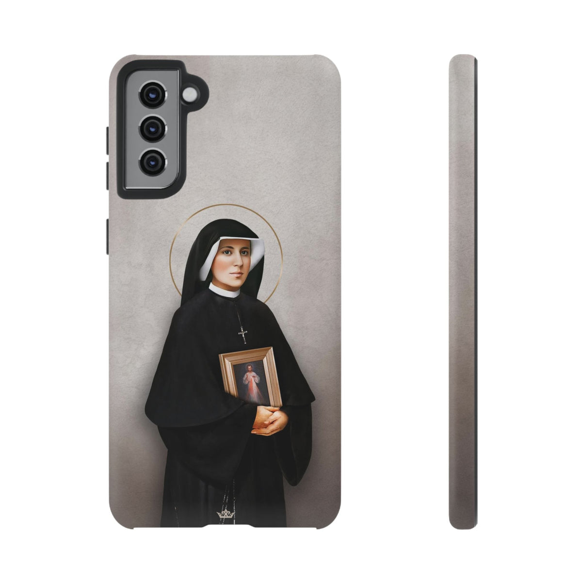 St. Faustina Hard Phone Case (Light) Copyright VENXARA