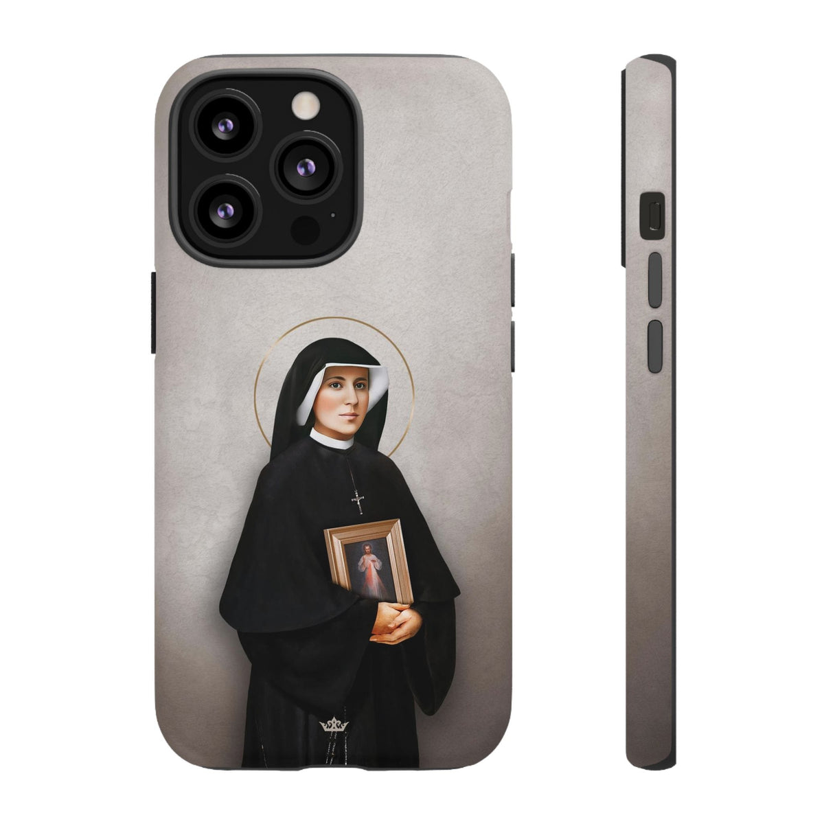 St. Faustina Hard Phone Case (Light) Copyright VENXARA