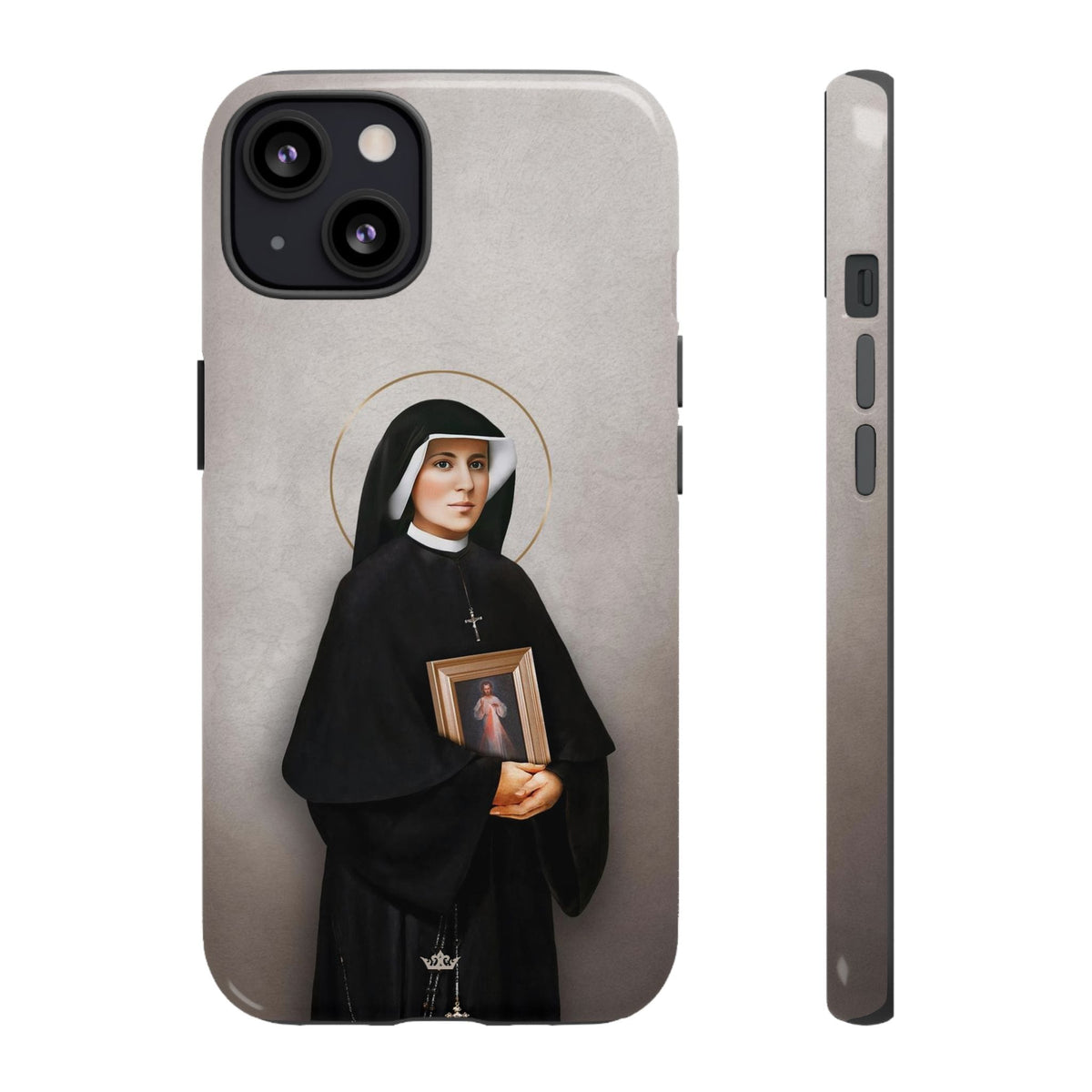 St. Faustina Hard Phone Case (Light) Copyright VENXARA