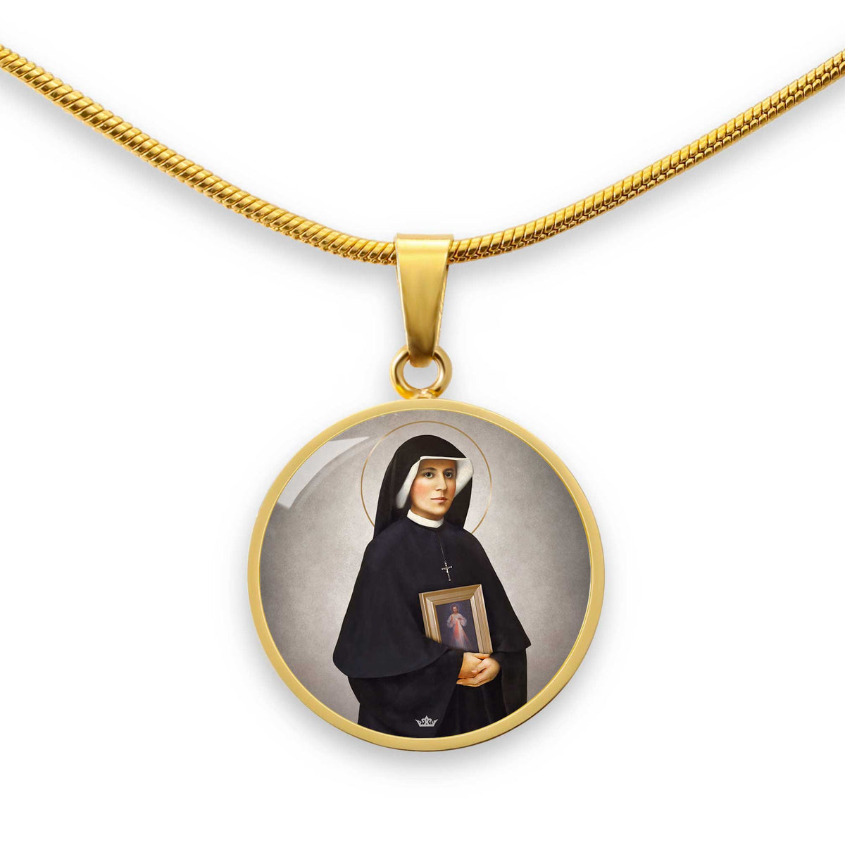 St. Faustina Pendant Necklace Copyright VENXARA