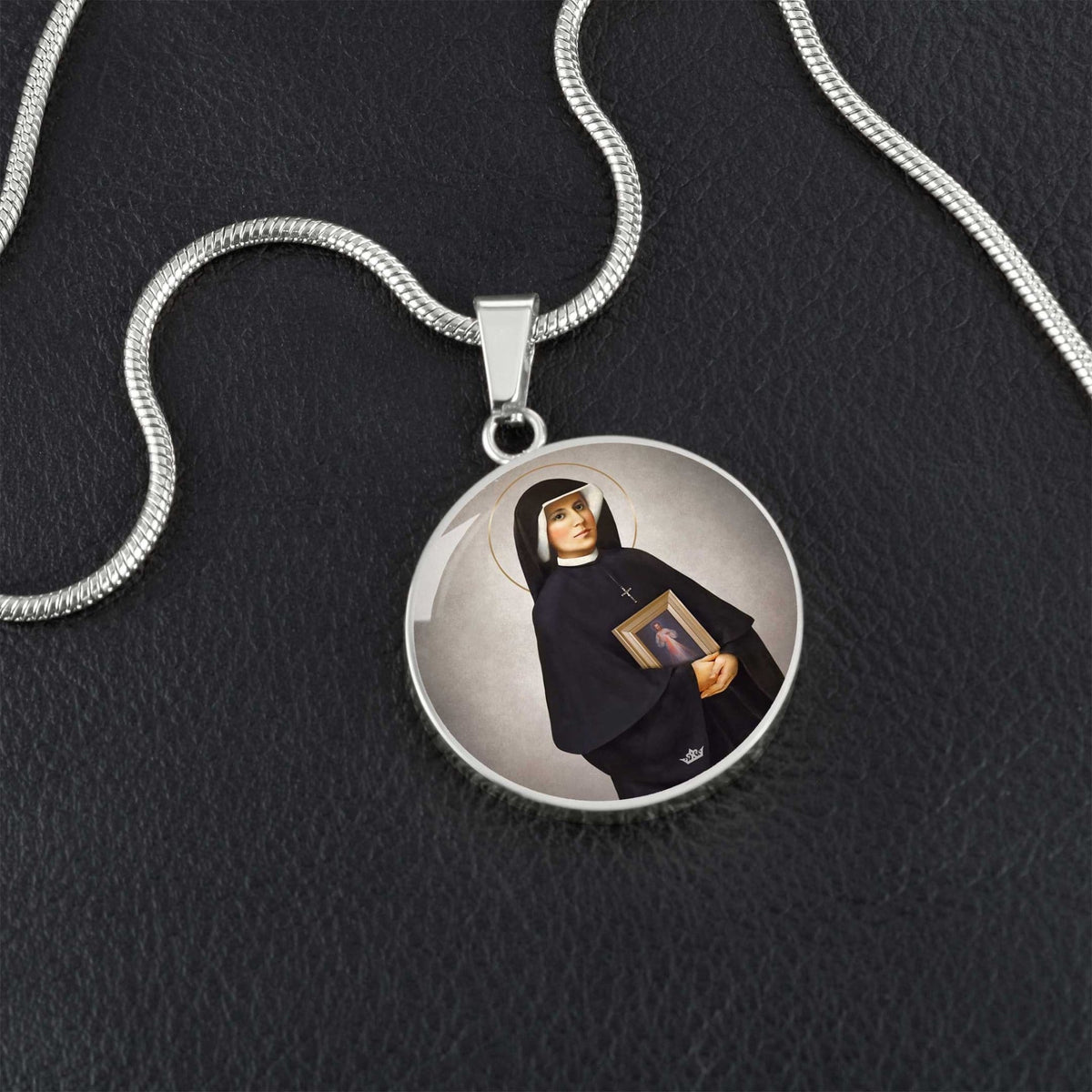 St. Faustina Pendant Necklace Copyright VENXARA