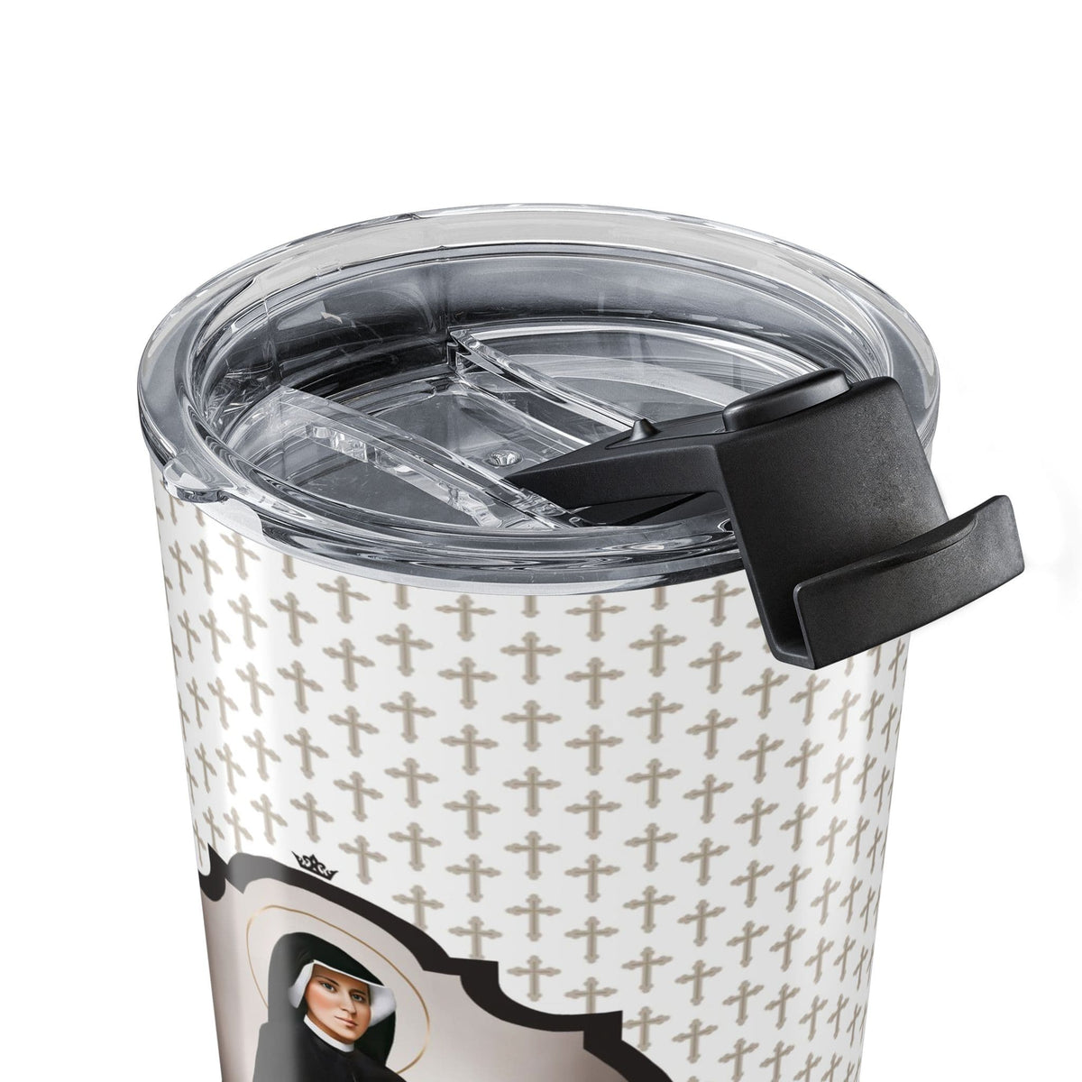 St. Faustina Tumbler (Crosses 20 oz) Copyright VENXARA