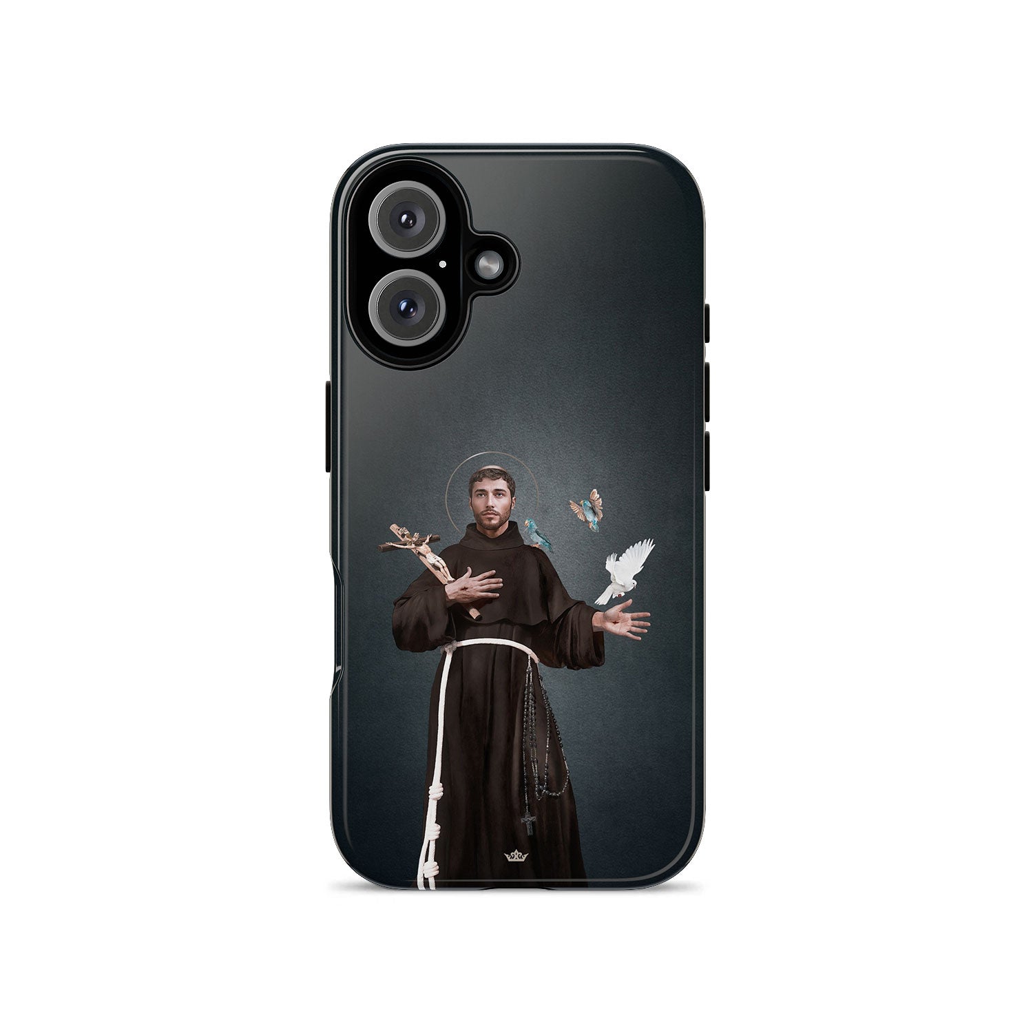 St. Francis of Assisi Hard Phone Case (Dark) - VENXARA®