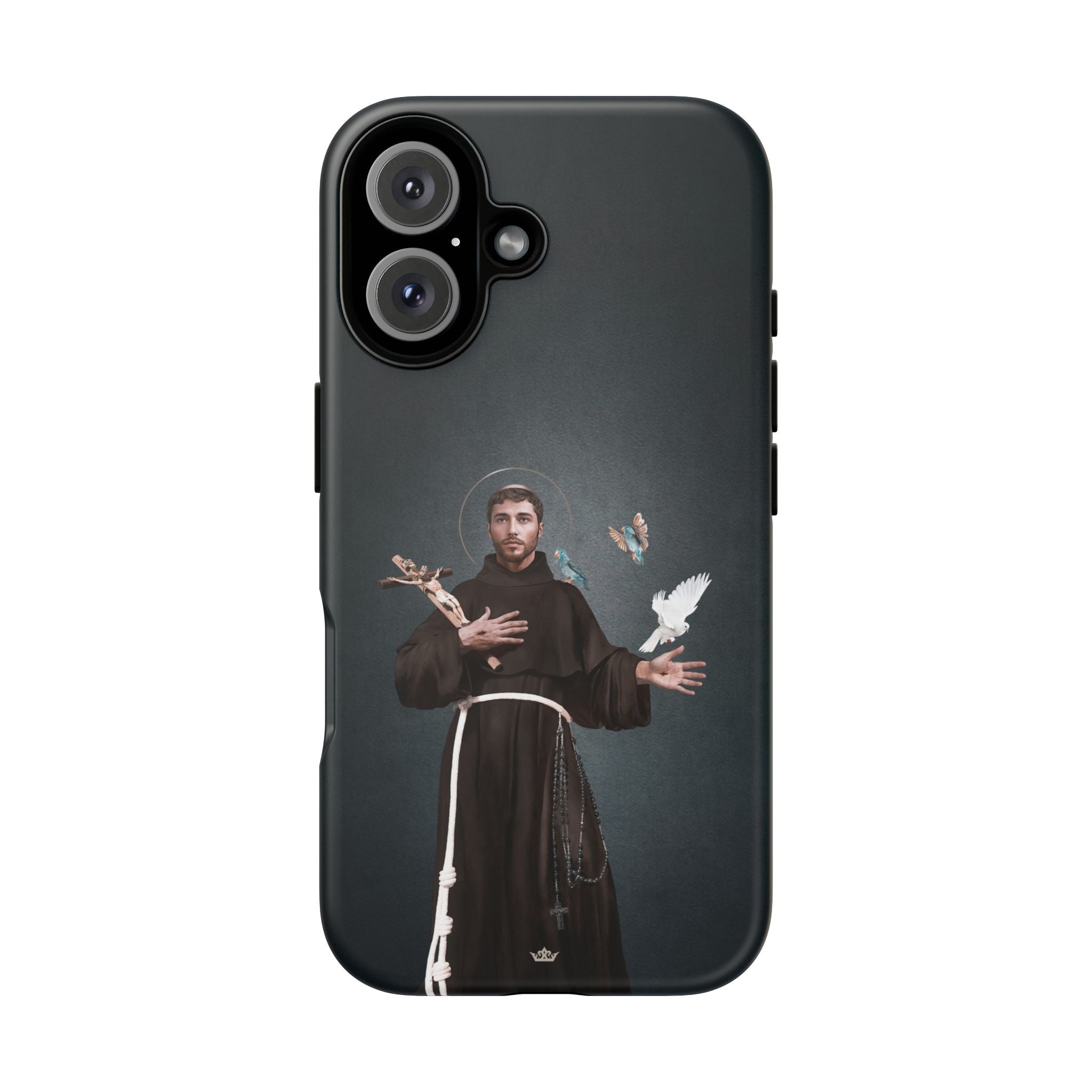 St. Francis of Assisi Hard Phone Case (Dark) - Venxara
